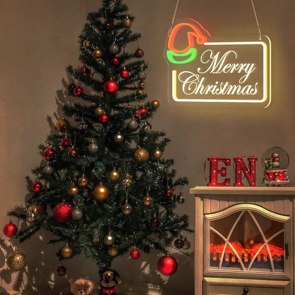 Merry Christmas Neon Sign Dimmable LED Ideal Ambient Lighting Decorations - Picture 5 of 6